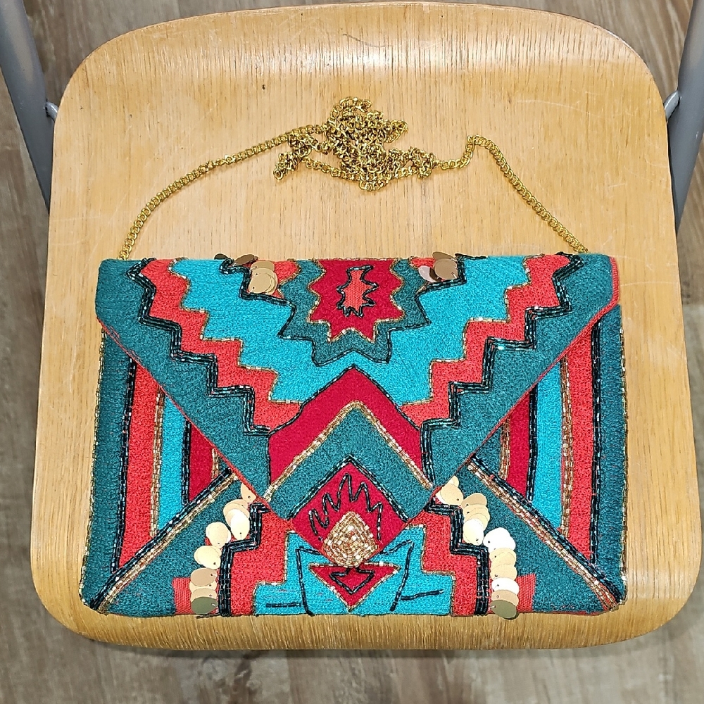 Handcrafted Beaded Purse - Picture 1 of 6